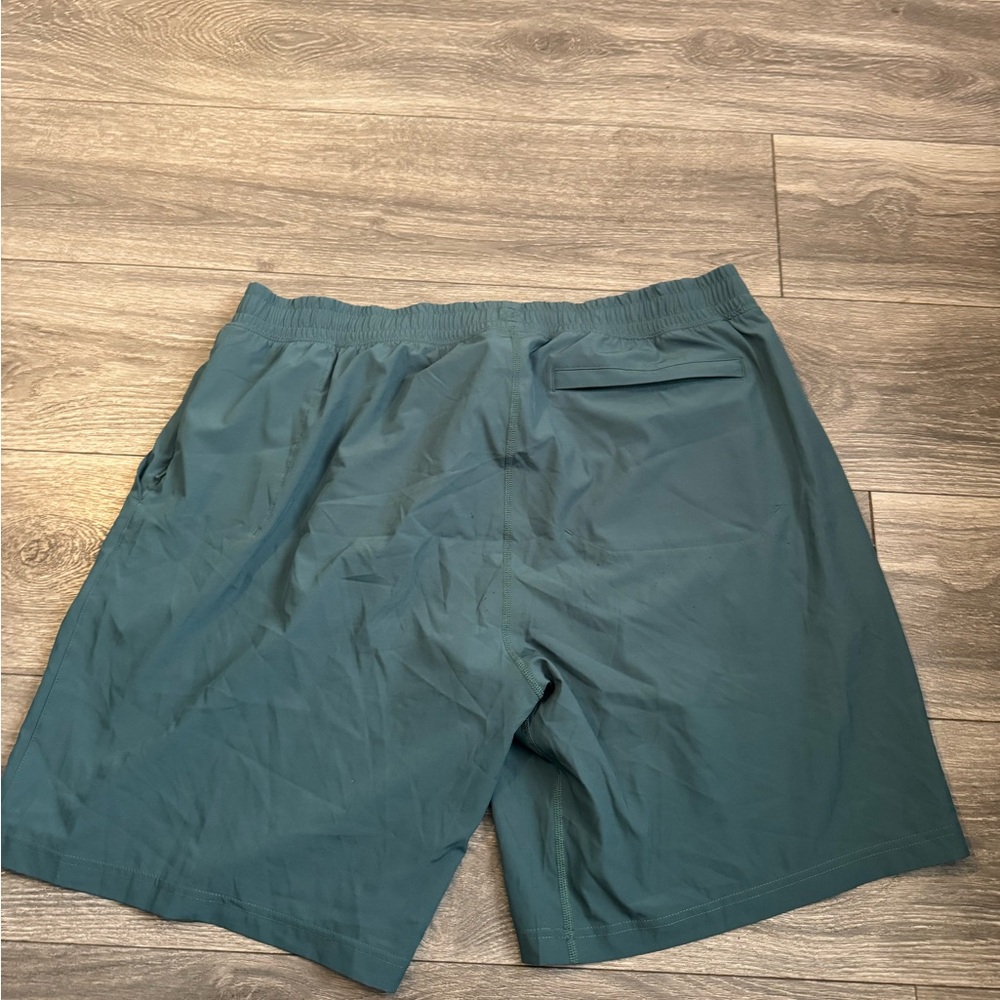 RHONE Size 2XL Teal Athletic Shorts Inseam 10” - Picture 2 of 5